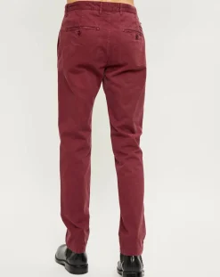 Homme Marc O'Polo Pantalon slim chino Malmo bordeaux