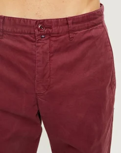Homme Marc O'Polo Pantalon slim chino Malmo bordeaux