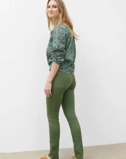 Femme Caroll Pantalon slim Craig B kaki