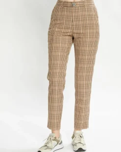 Hot Scotch & Soda Pantalon Slim Fit à carreaux beige/marron