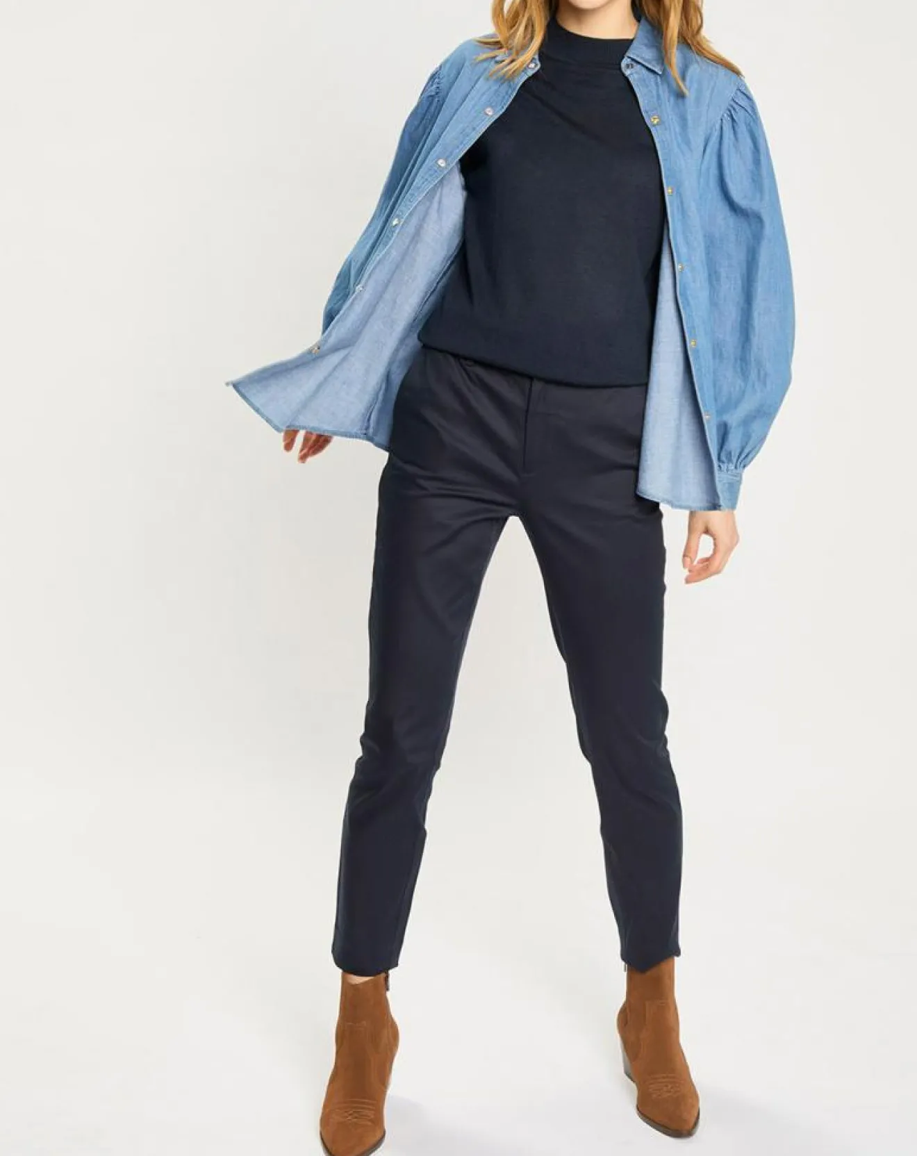 Clearance Scotch & Soda Pantalon Slim Fit bleu foncé