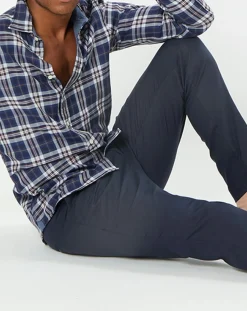 Homme Hackett London Pantalon Slim Fit City Jog bleu marine