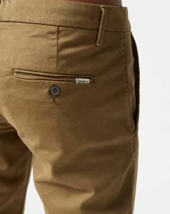 Homme Pepe Jeans Pantalon slim James Knit Military kaki