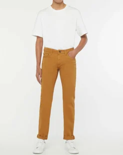 Homme Galeries Lafayette Pantalon slim Kuflex Flex camel