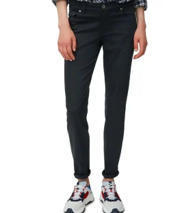 Femme Marc O'Polo Pantalon slim stretch Alby bleu marine