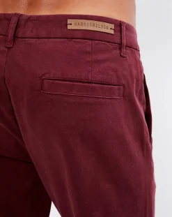 Sale Harris Wilson Pantalon slim stretch Bobby bordeaux