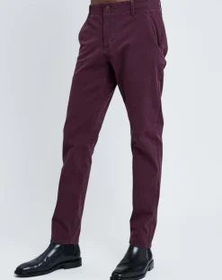 Homme Dockers Pantalon Slim Tap bordeaux