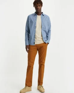 Homme Dockers Pantalon Smart 360 Flex Alpha Slim marron clair