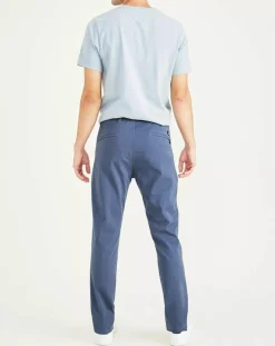 Homme Dockers Pantalon Smart 360 Flex Alpha Khaki Skinny bleu moyen
