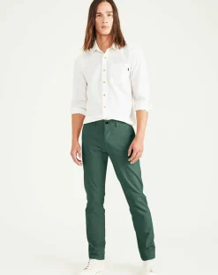 Discount Dockers Pantalon Smart 360 Flex Chino Slim vert moyen