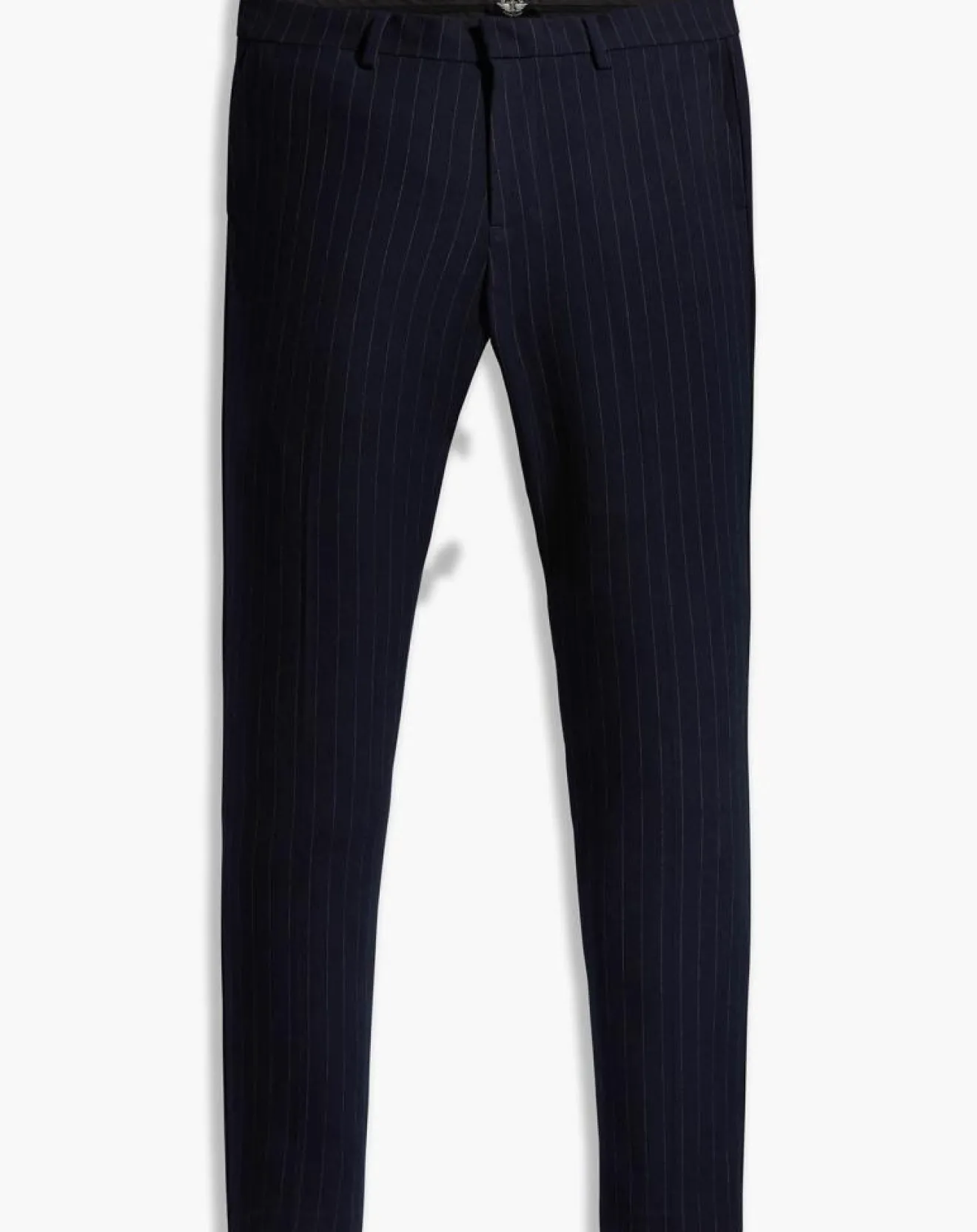Homme Dockers Pantalon Smart 360 Flex Trouser Slim Fit à rayures bleu foncé