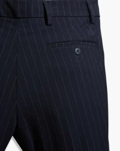 Homme Dockers Pantalon Smart 360 Flex Trouser Slim Fit à rayures bleu foncé