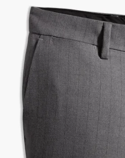 Homme Dockers Pantalon Smart 360 Flex Trouser Slim Fit à rayures gris