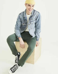 Homme Dockers Pantalon Smart Supreme Flex Skinny vert moyen