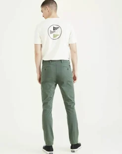 Homme Dockers Pantalon Smart Supreme Flex Skinny vert moyen