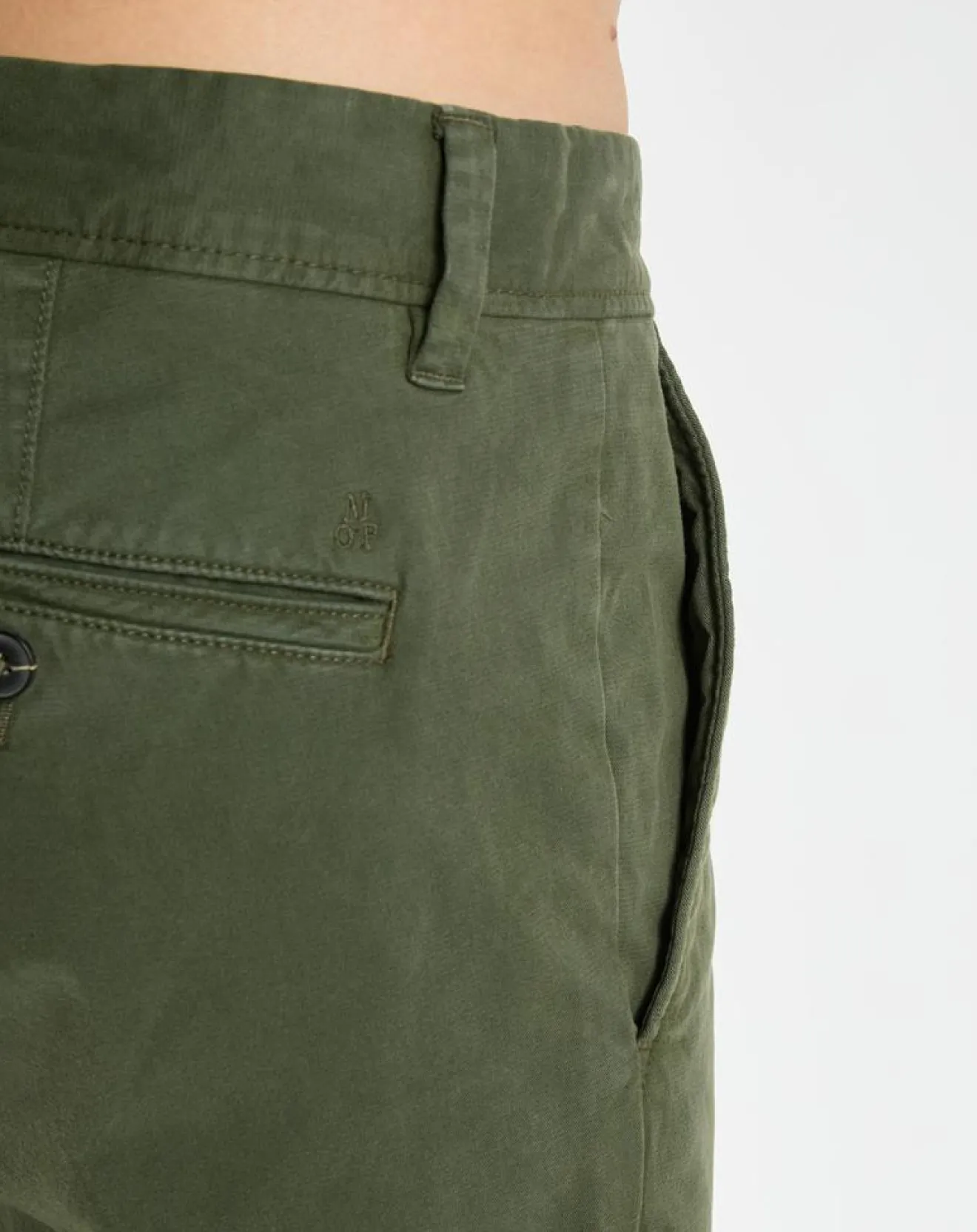 Discount Marc O'Polo Pantalon Stig tapered kaki