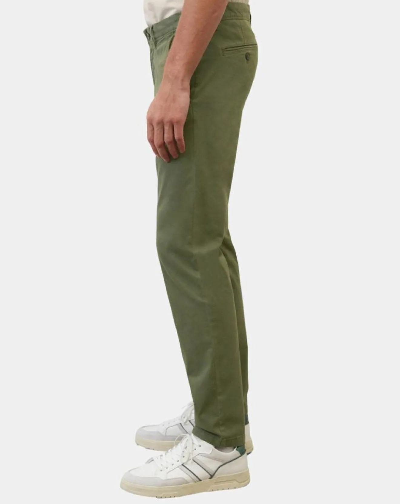 Discount Marc O'Polo Pantalon Stig tapered kaki
