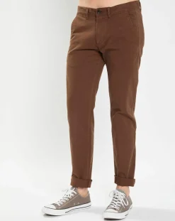 Homme Marc O'Polo Pantalon Stig tapered marron