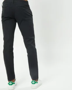 Homme Marc O'Polo Pantalon Stig Tapered twill noir