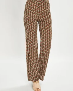 Femme Lauren Vidal Pantalon Store imprimé forêt