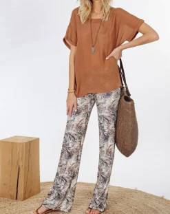 Femme Lauren Vidal Pantalon Store indigo/beige