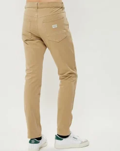 Homme Quiksilver Pantalon Straight Stretch Krandy beige