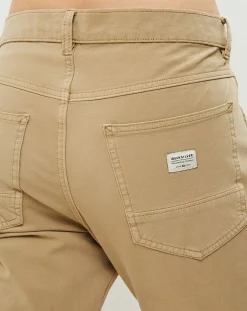 Homme Quiksilver Pantalon Straight Stretch Krandy beige