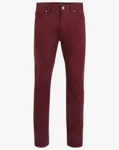 Homme Marc O'Polo Pantalon stretch droit 5 poches bordeaux