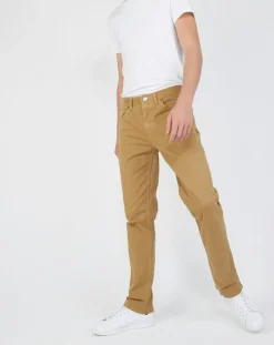Homme Marc O'Polo Pantalon stretch droit 5 poches beige