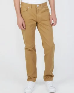 Homme Marc O'Polo Pantalon stretch droit 5 poches beige