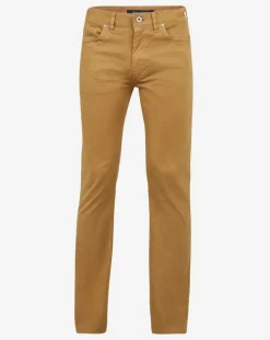 Homme Marc O'Polo Pantalon stretch droit 5 poches beige