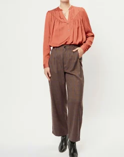 Femme See u Soon Pantalon Thea café