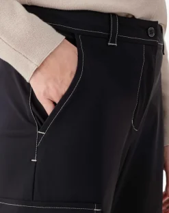 Femme Indies Pantalon Victoire noir/beige