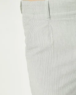 Homme Harris Wilson Pantalon Vitalien micro rayures blanc/bleu