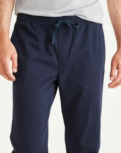 Homme Dockers Pantalon Wonderknit Tapered bleu marine