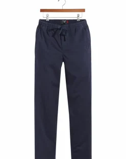 Homme Dockers Pantalon Wonderknit Tapered bleu marine
