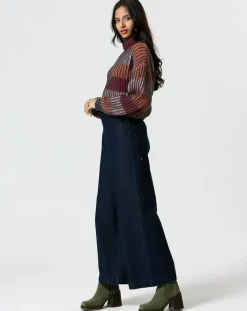 Femme The Korner Pantalon Yasmine bleu