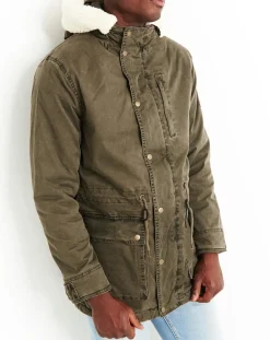 Best Pepe Jeans Parka capuche Mitsio kaki