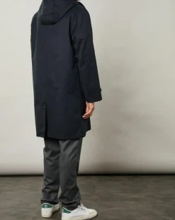 Clearance Hartford Parka Clarence bleu noir