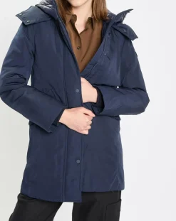 Clearance Marc O'Polo Parka courte et cintrée Thermore bleu marine