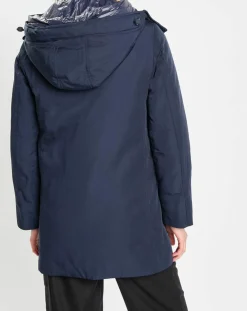 Clearance Marc O'Polo Parka courte et cintrée Thermore bleu marine