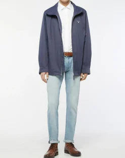 Sale Gant Parka Courte Midlength Jacket bleue