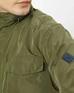 Online Hackett London Parka légère à capuche kaki