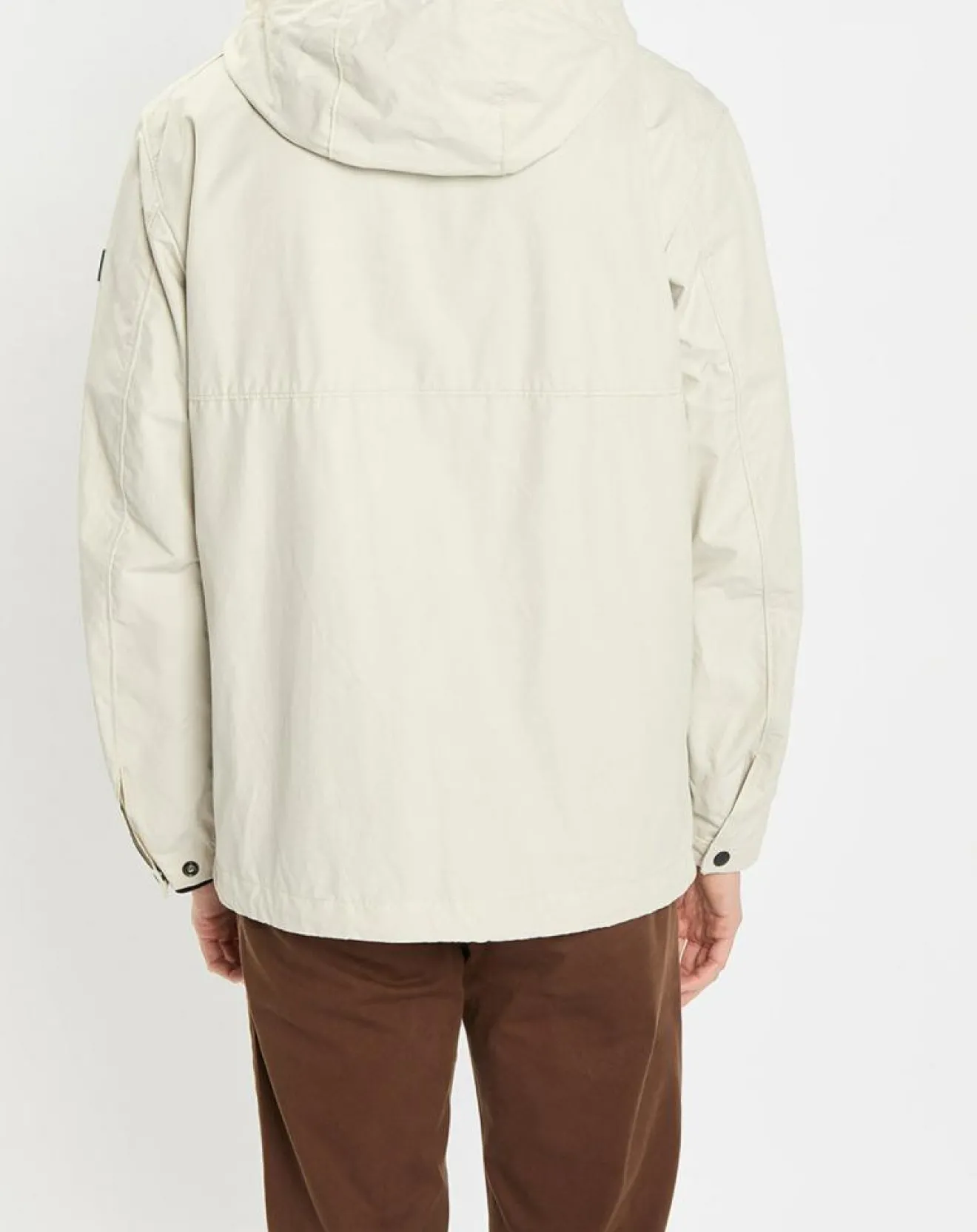 Homme Marc O'Polo Parka Légère à Capuche Mesh écrue