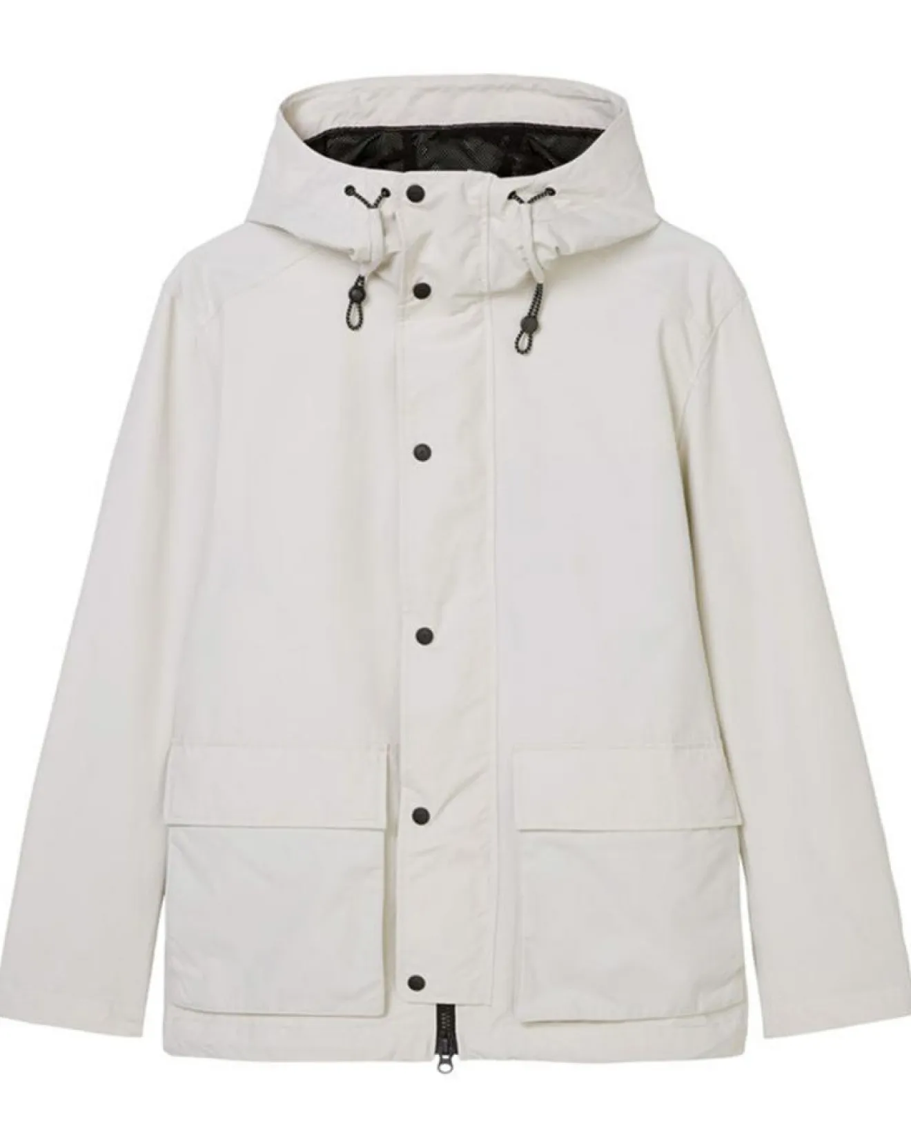 Homme Marc O'Polo Parka Légère à Capuche Mesh écrue