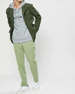 Outlet Hackett London Parka légère Olborne kaki