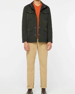Outlet Hackett London Parka légère Olborne kaki