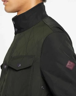 Outlet Hackett London Parka légère Olborne kaki