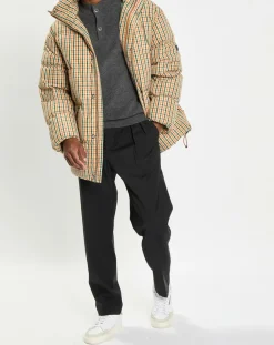 Outlet Marc O'Polo Parka Puffer oversize à carreaux multicolore