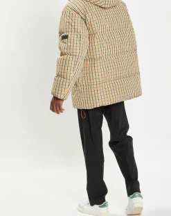 Outlet Marc O'Polo Parka Puffer oversize à carreaux multicolore